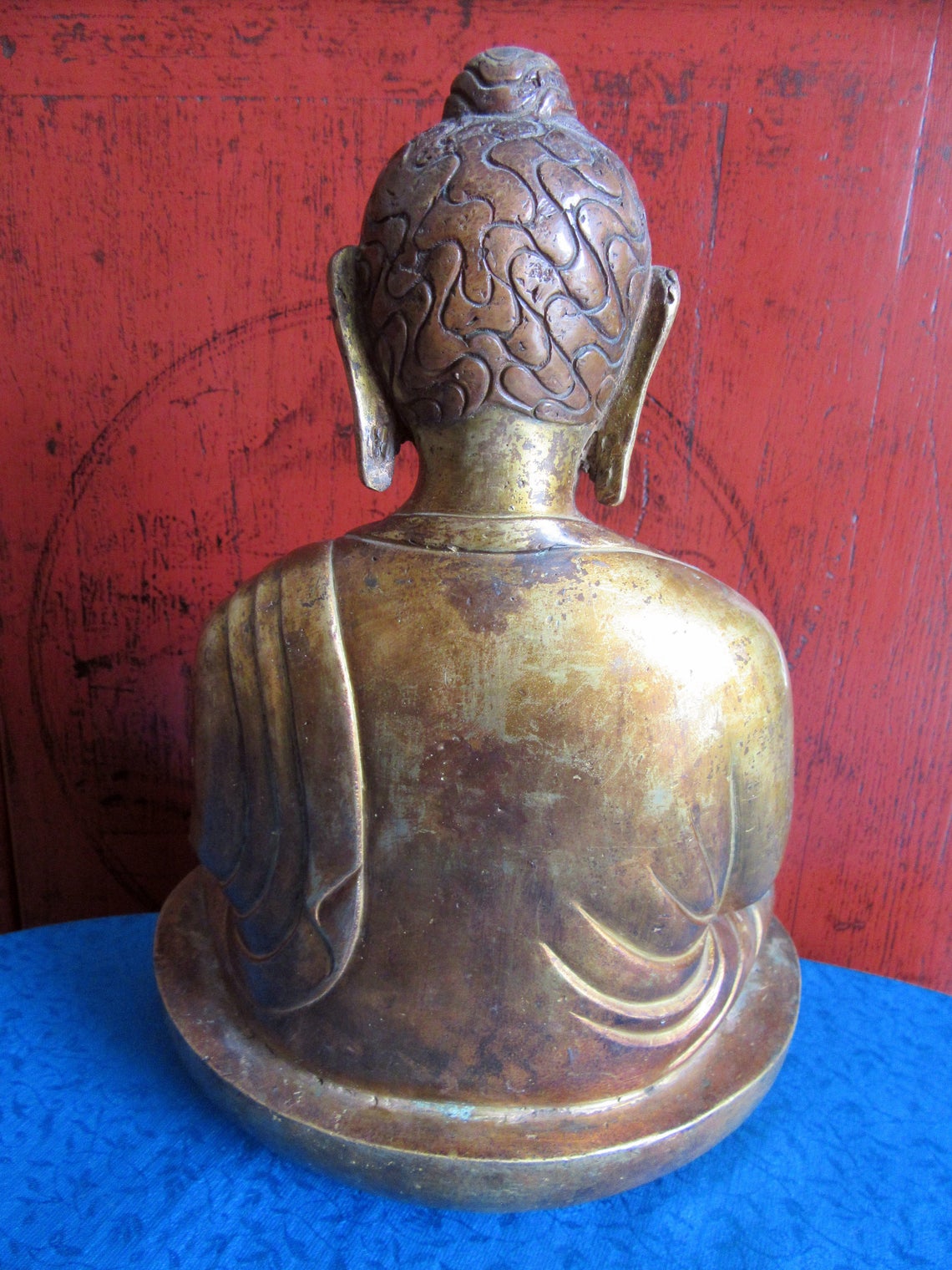 Antique sino tibetan Vairocana Buddha Statue