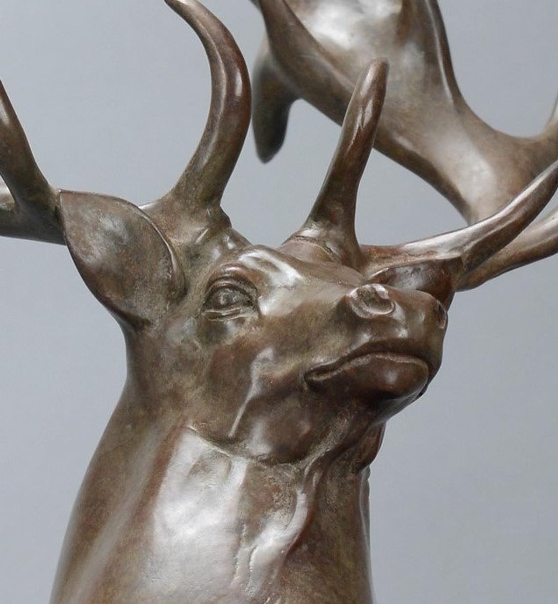 Elk - Bronze ornament handmade home and office decoration deer