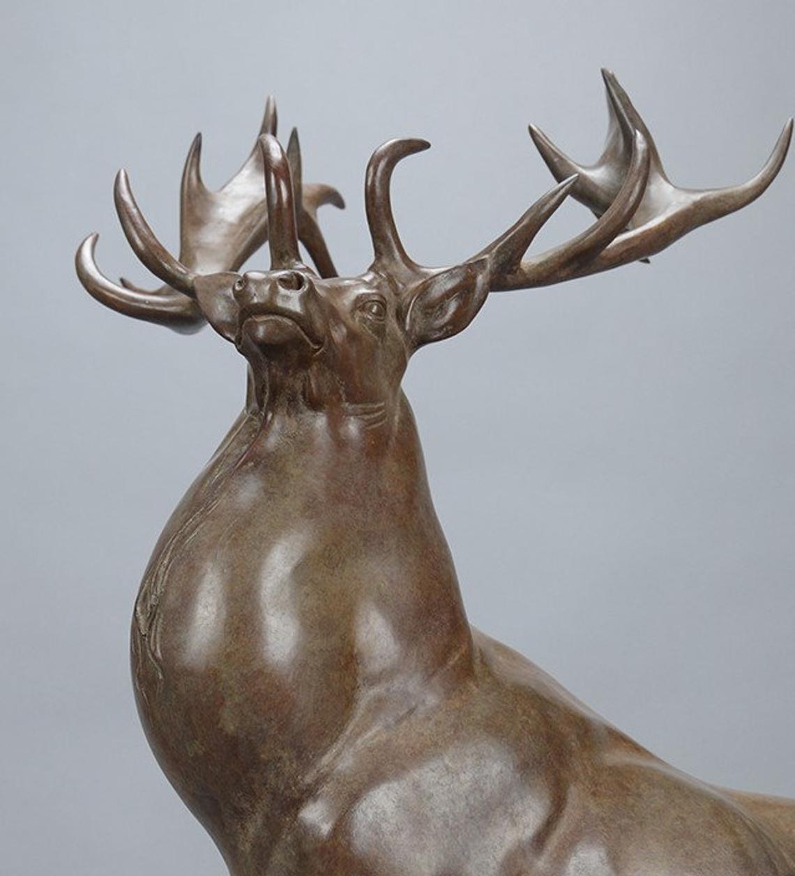 Elk - Bronze ornament handmade home and office decoration deer