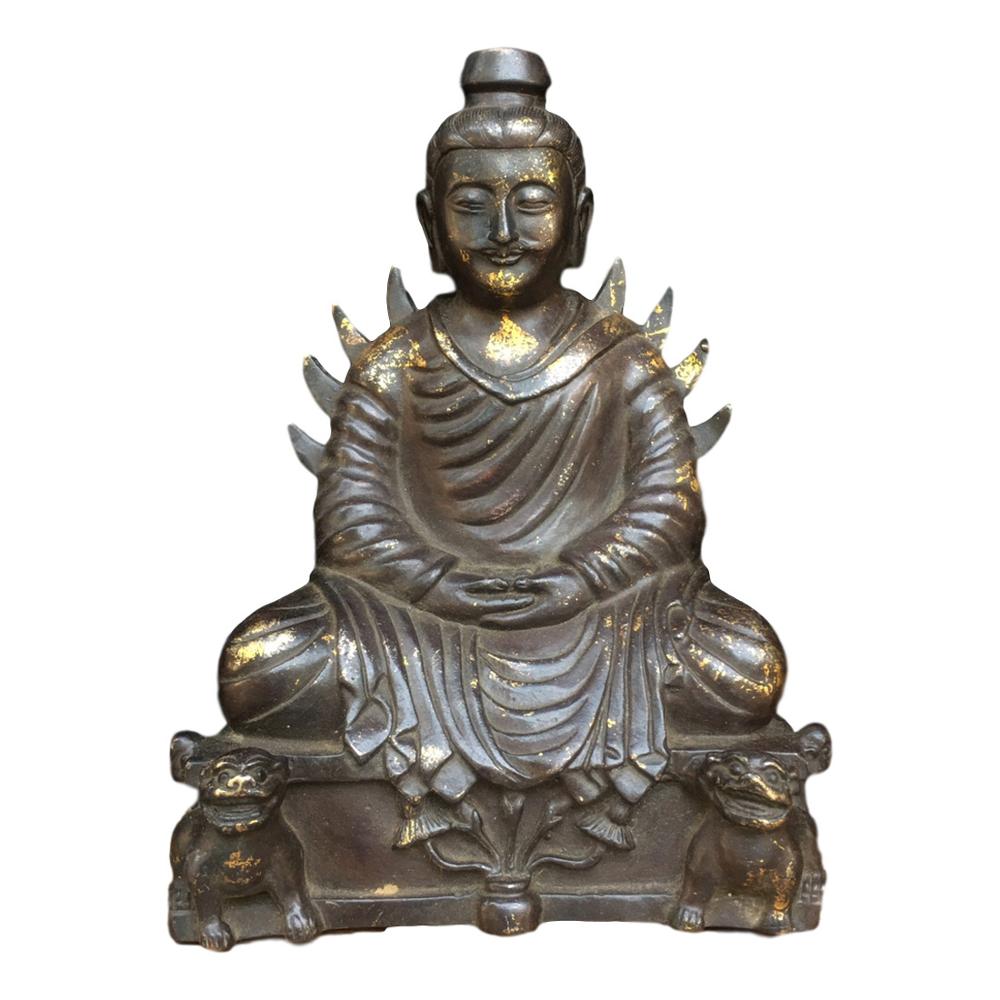 Pure Copper Statue Height 23Cm Imitation antique bronze masterpiece collection of solitary Chinese traditional style