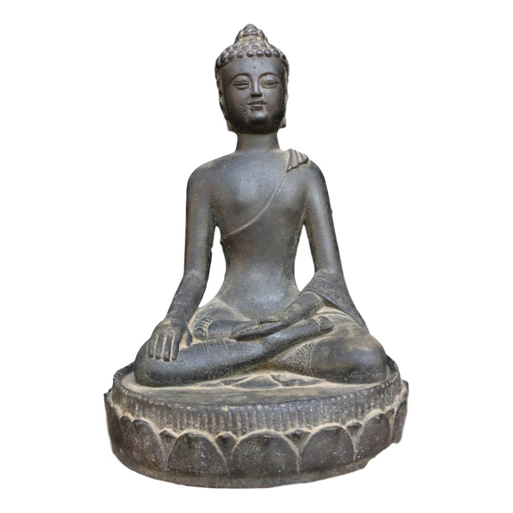 Pure Copper Buddha Statue Height 31Cm Imitation antique bronze masterpiece collection of solitary Chinese traditional