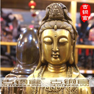 wholesale Antique Bronze Art factory Bronze bodhisattva copper buddha exquisite copper crafts home decoration